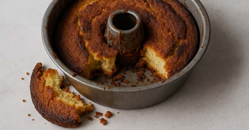 دلیل چسبیدن کیک به قالب