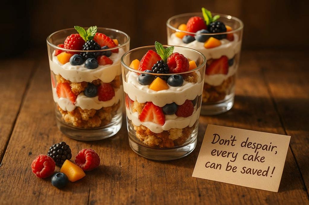 راه نجات کیک خراب شده